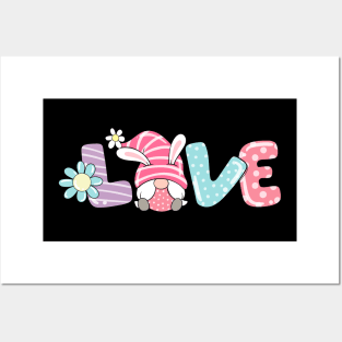 Gnome Love Spring Posters and Art
